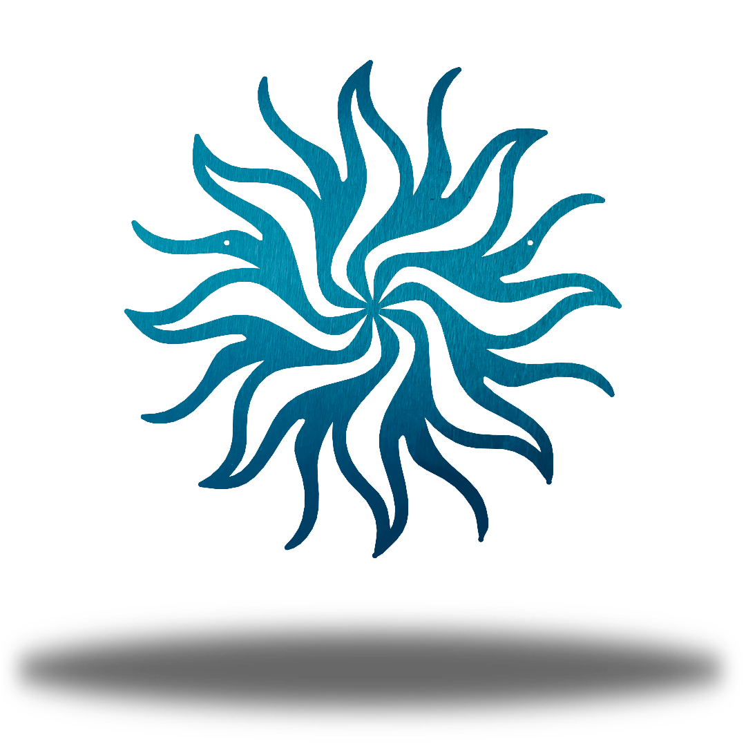 Riverside Designs-Tribal Sun (CLEARANCE)-Metal Wall Art Décor